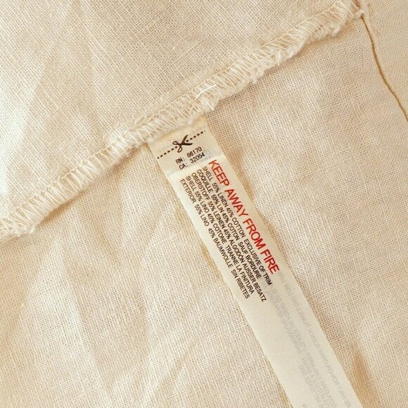 Free People Cotton-Linen Strapless Mini Dress - Size Medium - NWT - Picture 8 of 8